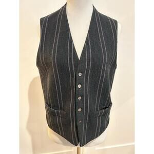 Knit Vest Made in Paris Steam Punk Grandpacore